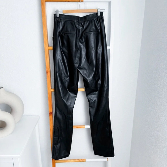 Abercrombie & Fitch Black Leather Pants - Picture 3 of 14